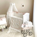 Lenjerie Patut Bebe Copii 6 piese Baby King ivory (2)